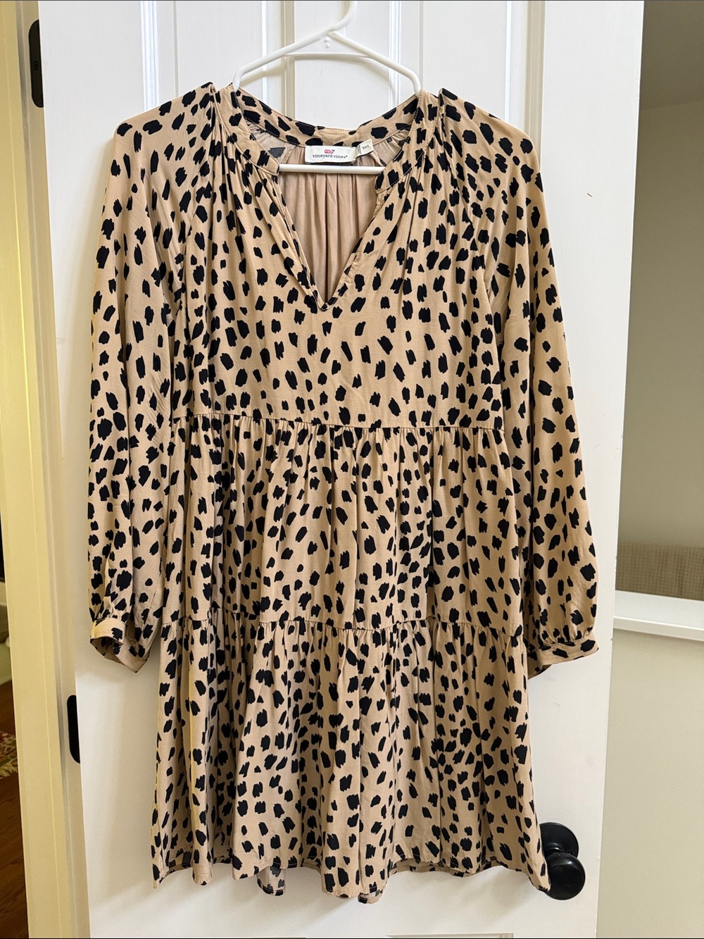 Vineyard Vines Leopard Print Swing Dress